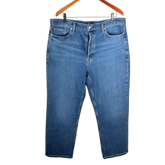 Banana Republic Denim - Banana Republic Women’s High Rise Straight Jeans Medium Wash Size 33 US 16